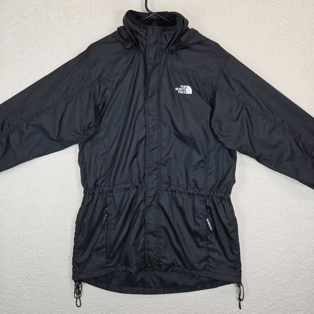 The North Face Mens Hydrenaline‎ Windbreaker Jacket Medium Black Hooded Gorpcore
